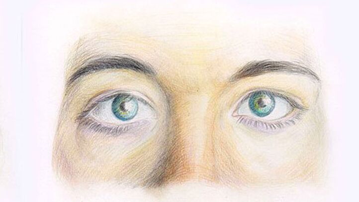 Lápiz sobre papel, cejas, cejas, nariz